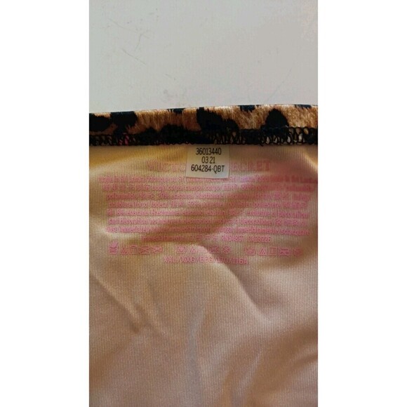 Victoria's Secret String Bikini Bottom Size XXL Floral Cheetah Animal Print NWT - Picture 5 of 9
